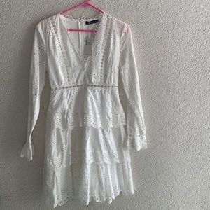 Brand new, white lace small dress from Amazon.
